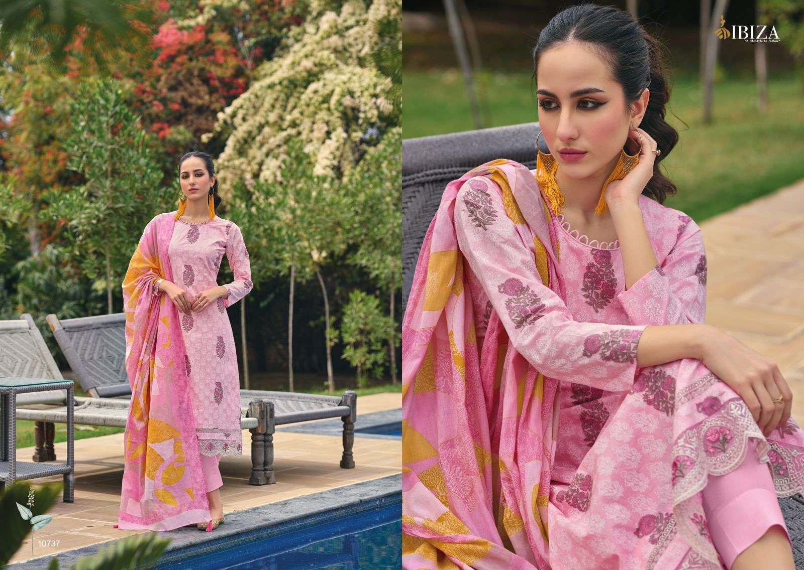  IBIZA EMILY VOL 2 LAWN COTTON FANCY EMBROIDERY WORK SUIT
