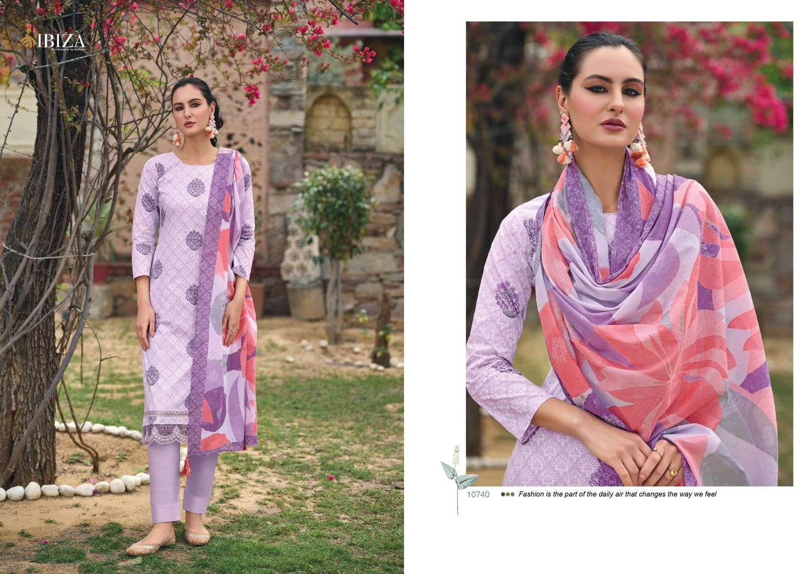  IBIZA EMILY VOL 2 LAWN COTTON FANCY EMBROIDERY WORK SUIT