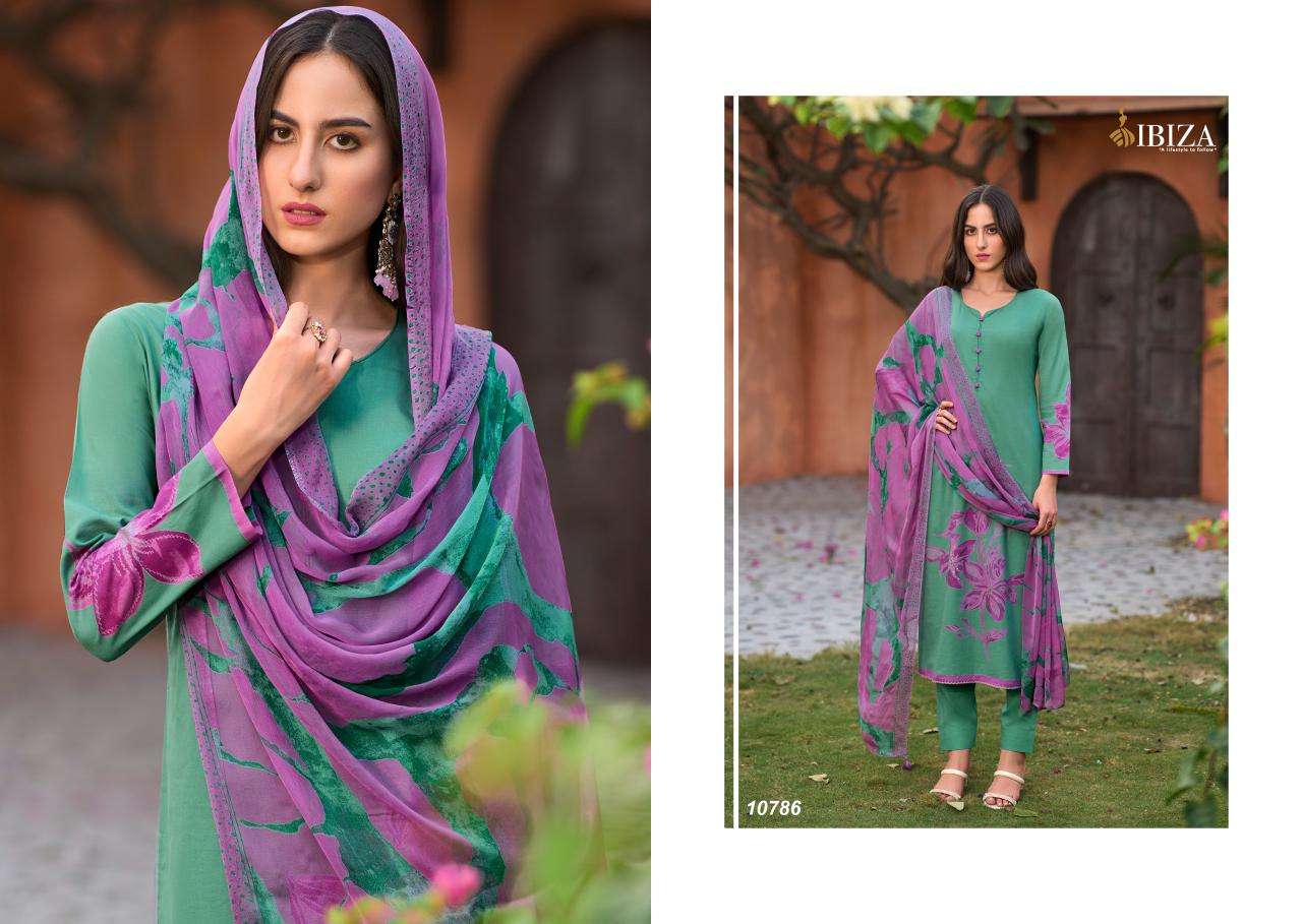IBIZA RAGINI LAWN COTTON FANCY WORK SUIT