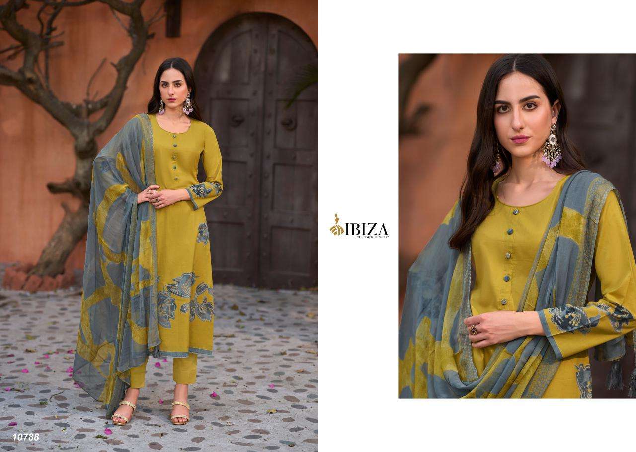 IBIZA RAGINI LAWN COTTON FANCY WORK SUIT