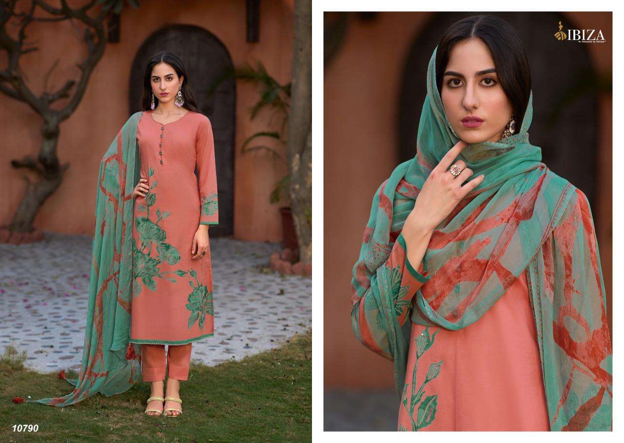 IBIZA RAGINI LAWN COTTON FANCY WORK SUIT