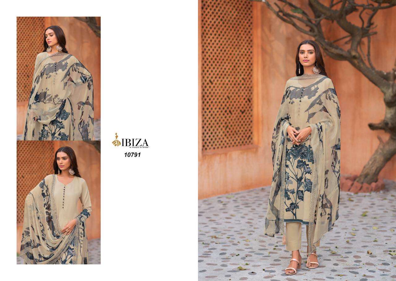IBIZA RAGINI LAWN COTTON FANCY WORK SUIT