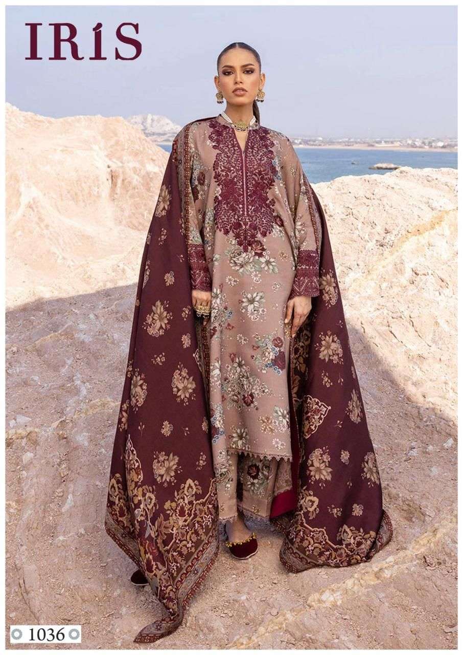 IRIS AFSANAH VOL 4 COTTON DIGITAL PRINT SUIT