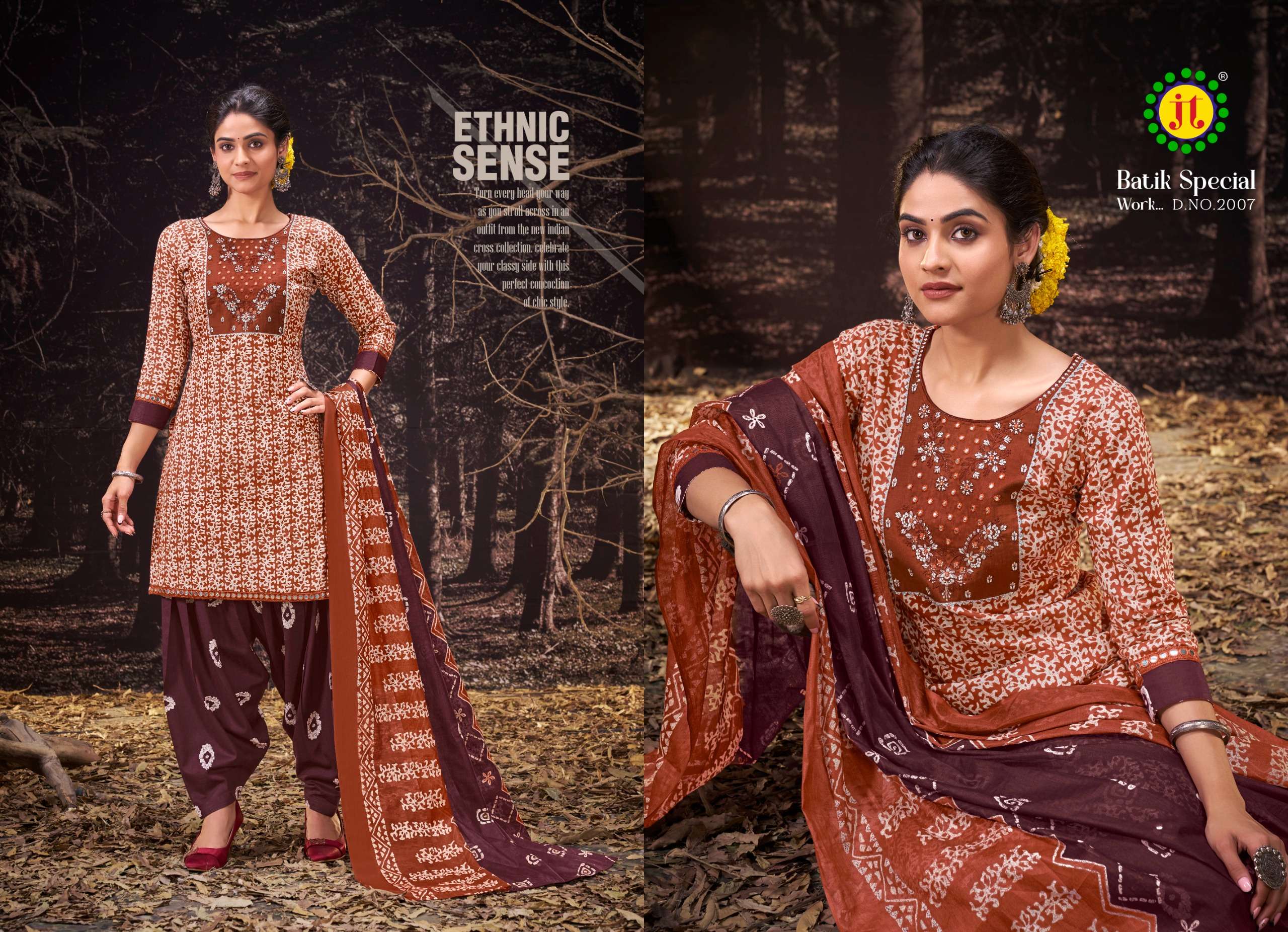 JT BATIK SPECIAL WORK VOL 2 COTTON SALWAR SUIT