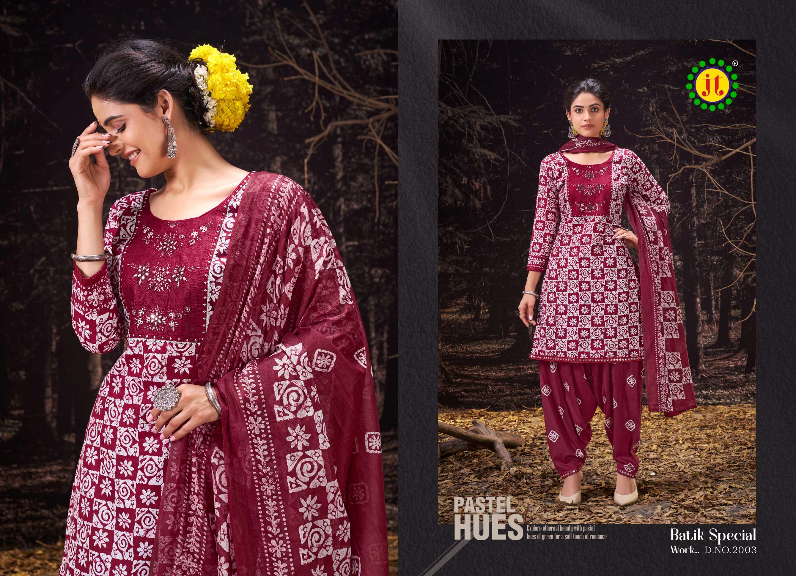 JT BATIK SPECIAL WORK VOL 2 COTTON SALWAR SUIT