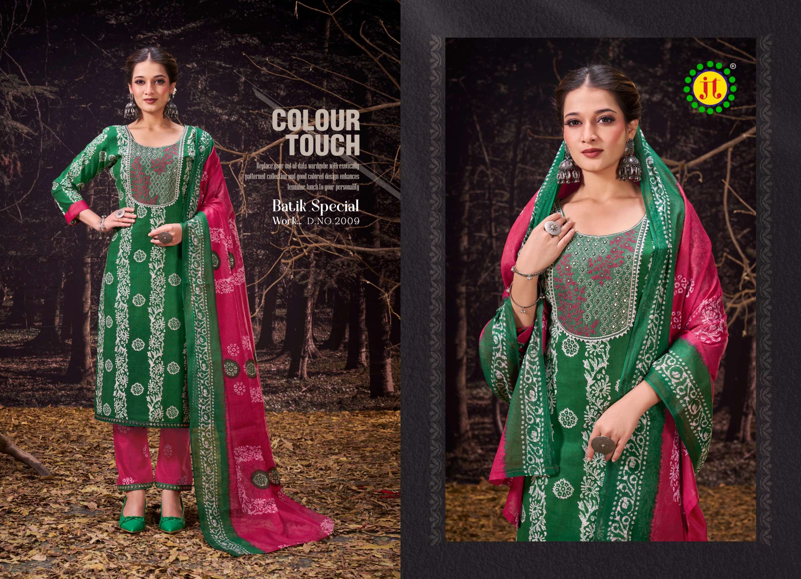JT BATIK SPECIAL WORK VOL 2 COTTON SALWAR SUIT
