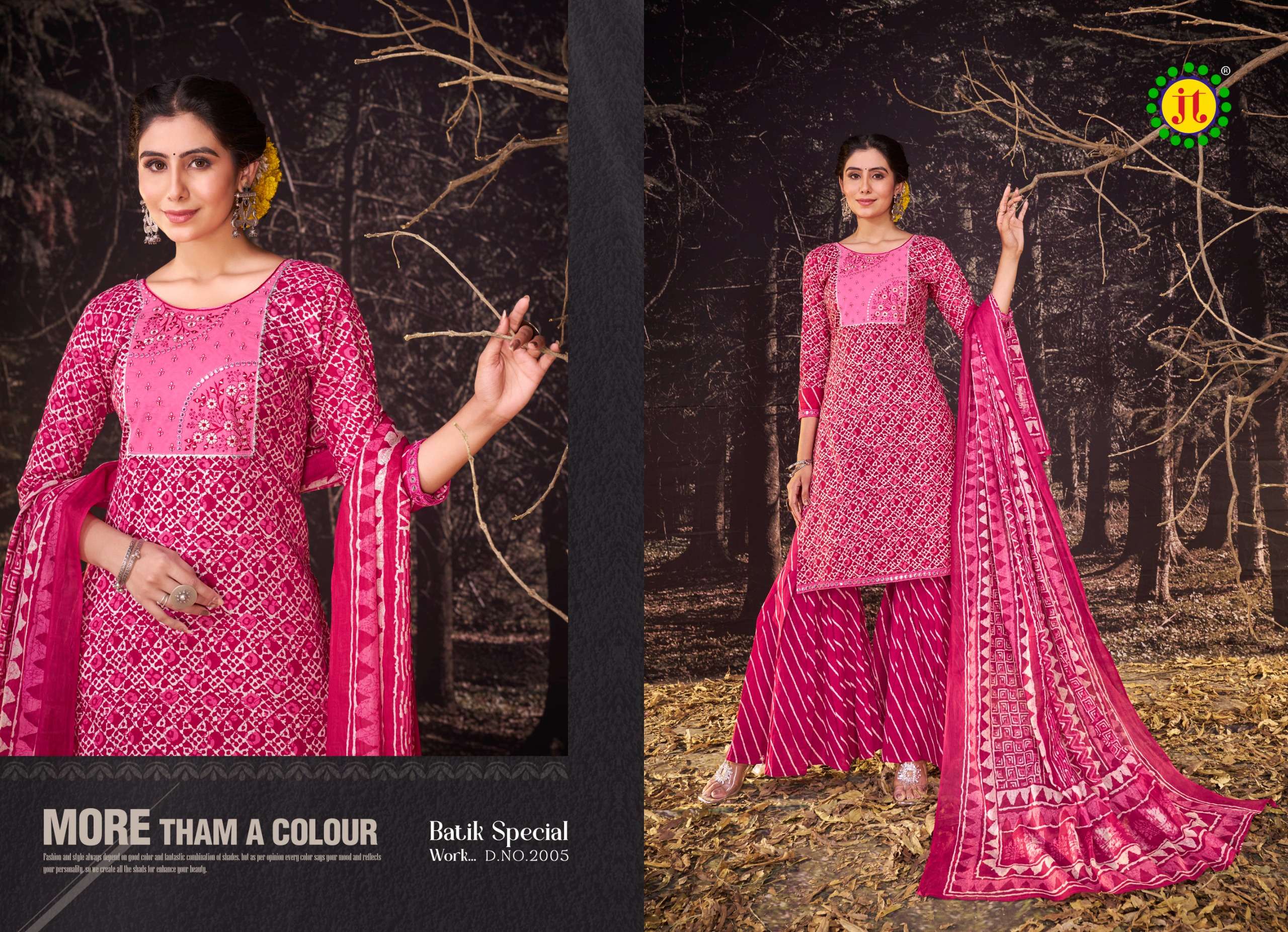 JT BATIK SPECIAL WORK VOL 2 COTTON SALWAR SUIT