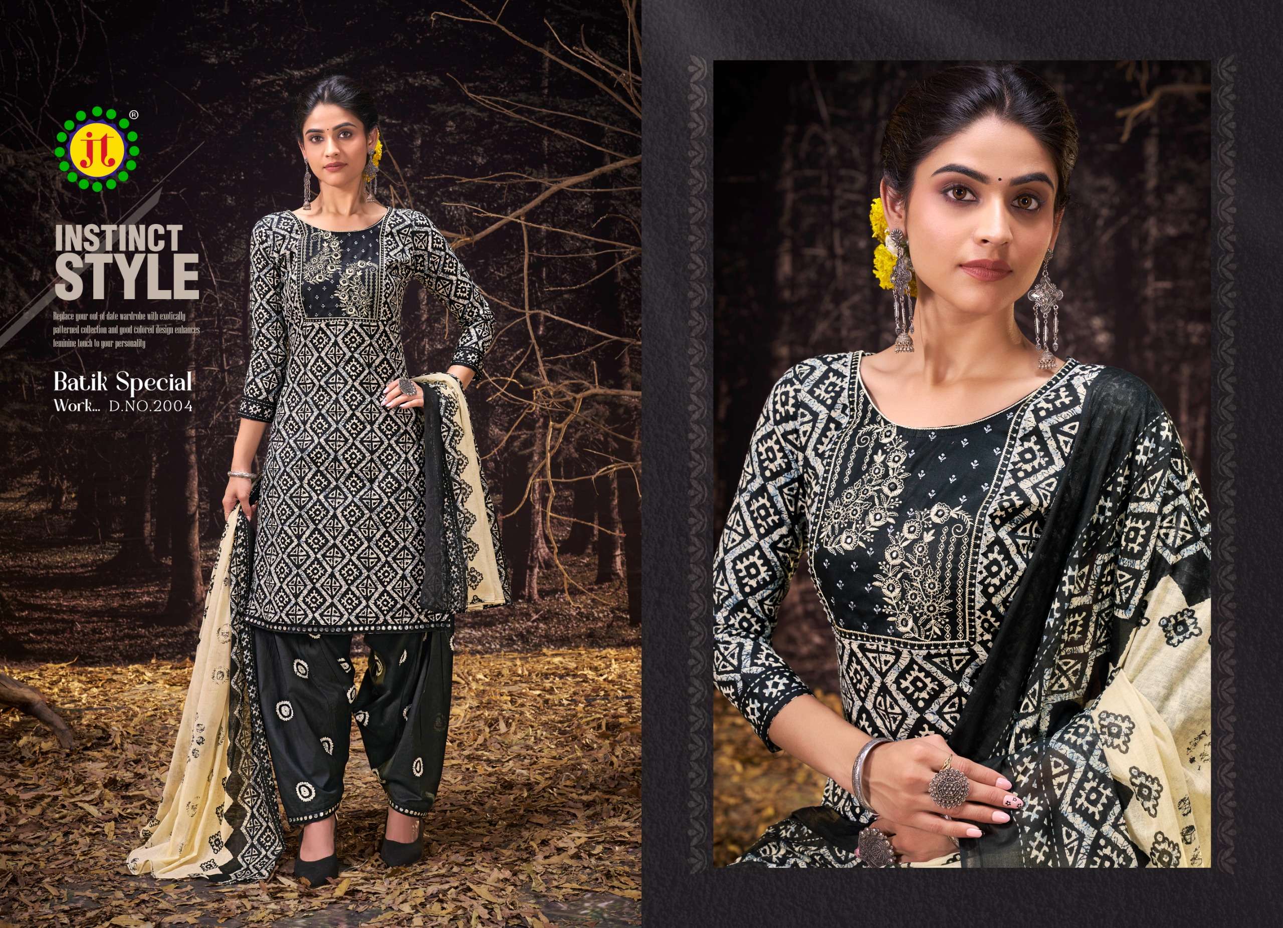 JT BATIK SPECIAL WORK VOL 2 COTTON SALWAR SUIT