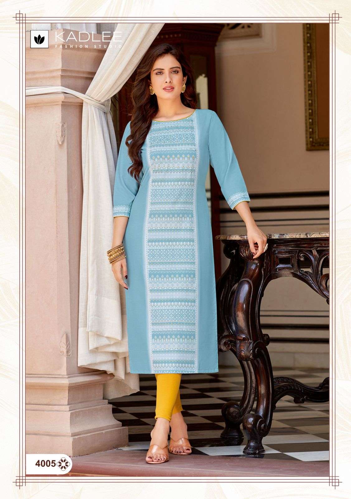KADLEE FASHION NIHARIKA LADIES RAYON KURTI