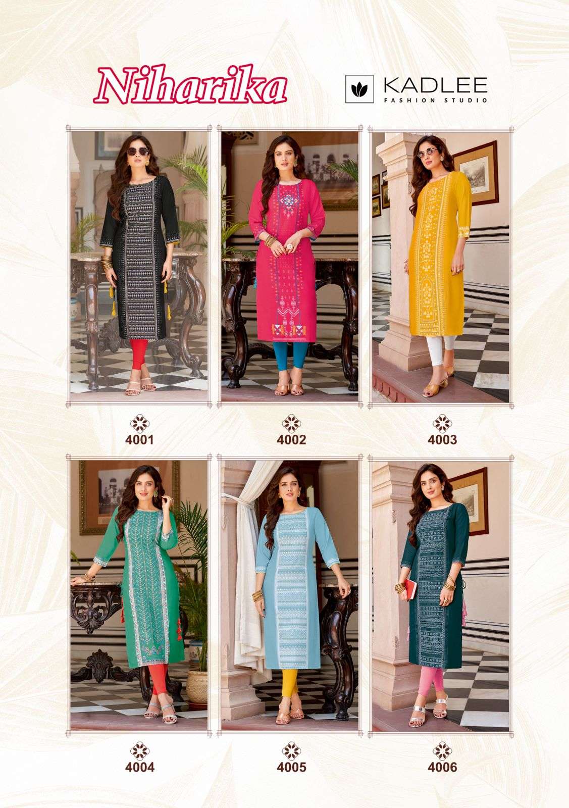KADLEE FASHION NIHARIKA LADIES RAYON KURTI
