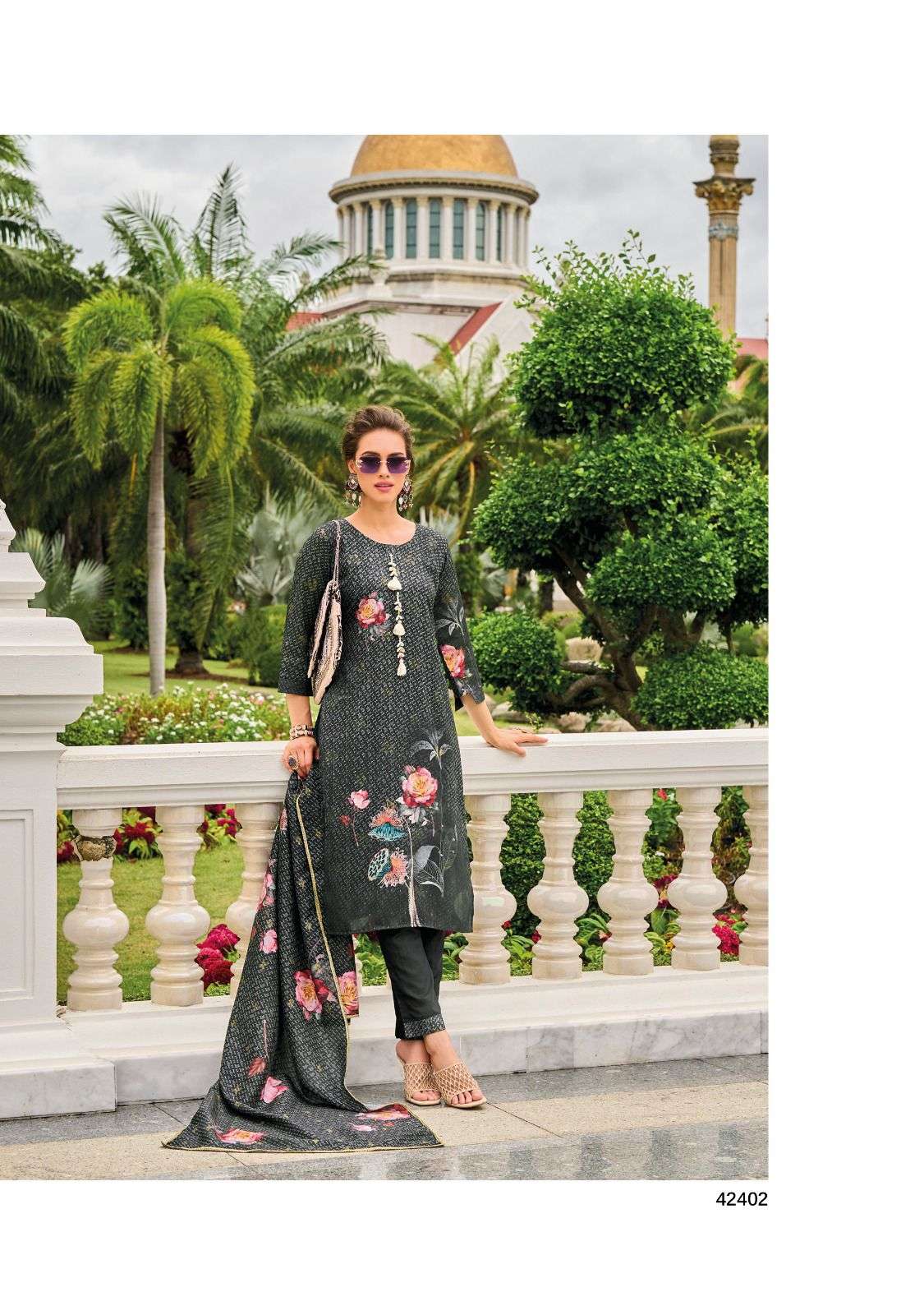 KAILEE FASHION SHABIBA FANCY DESIGNER KURTI COMBO SET 
