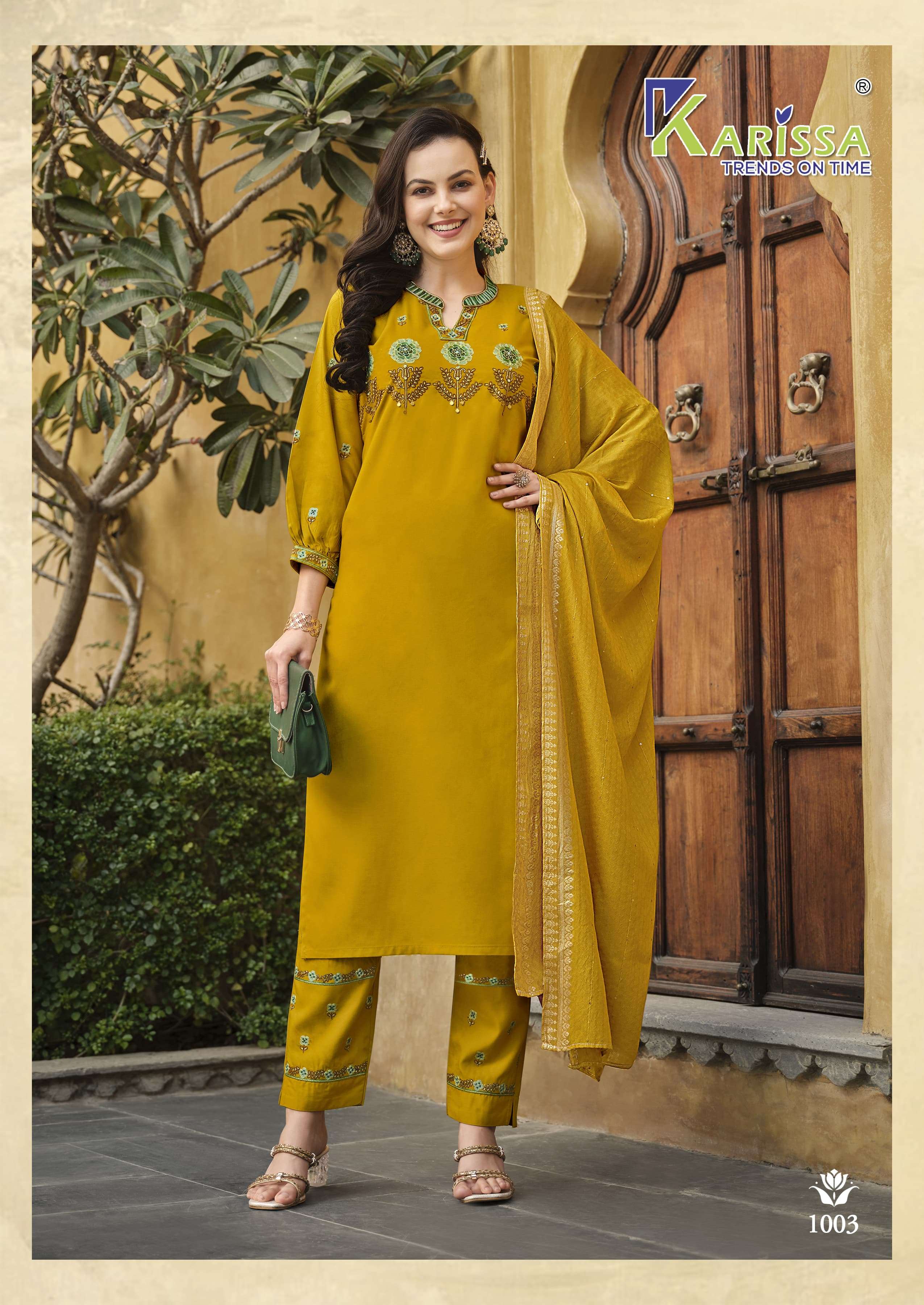 KARISSA ANTARA FANCY DESIGNER KURTI COMBO SET 