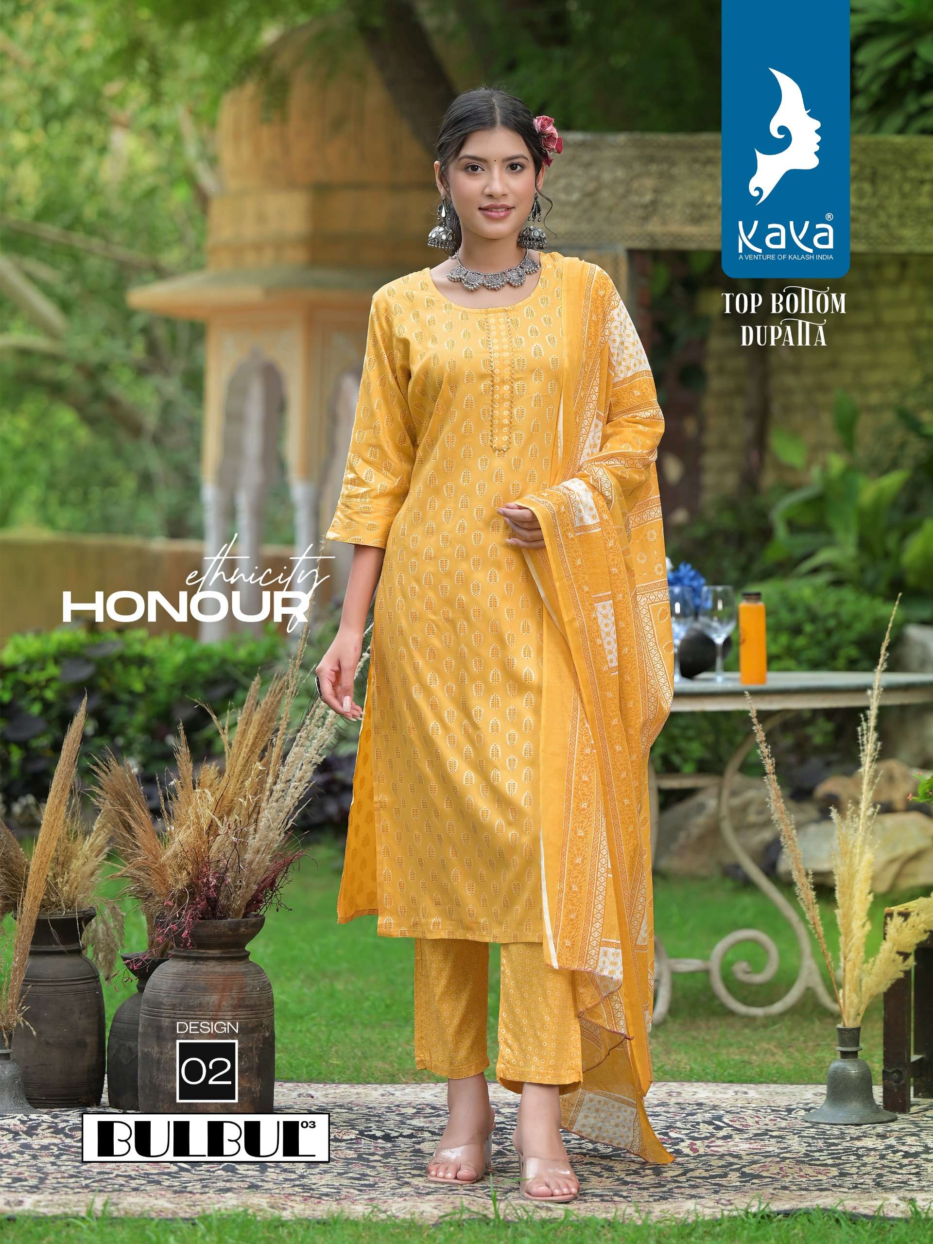 KAVYA BULBUL VOL 3 LADIES KURTI COMBO SET 