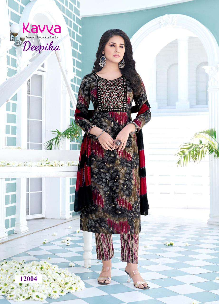 KAVYA DEEPIKA VOL 12 LADIES KURTI COMBO SET 