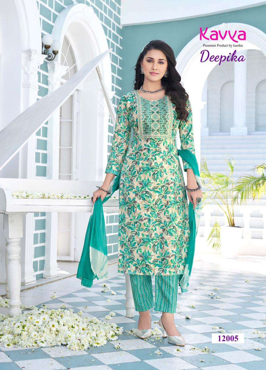 KAVYA DEEPIKA VOL 12 LADIES KURTI COMBO SET 