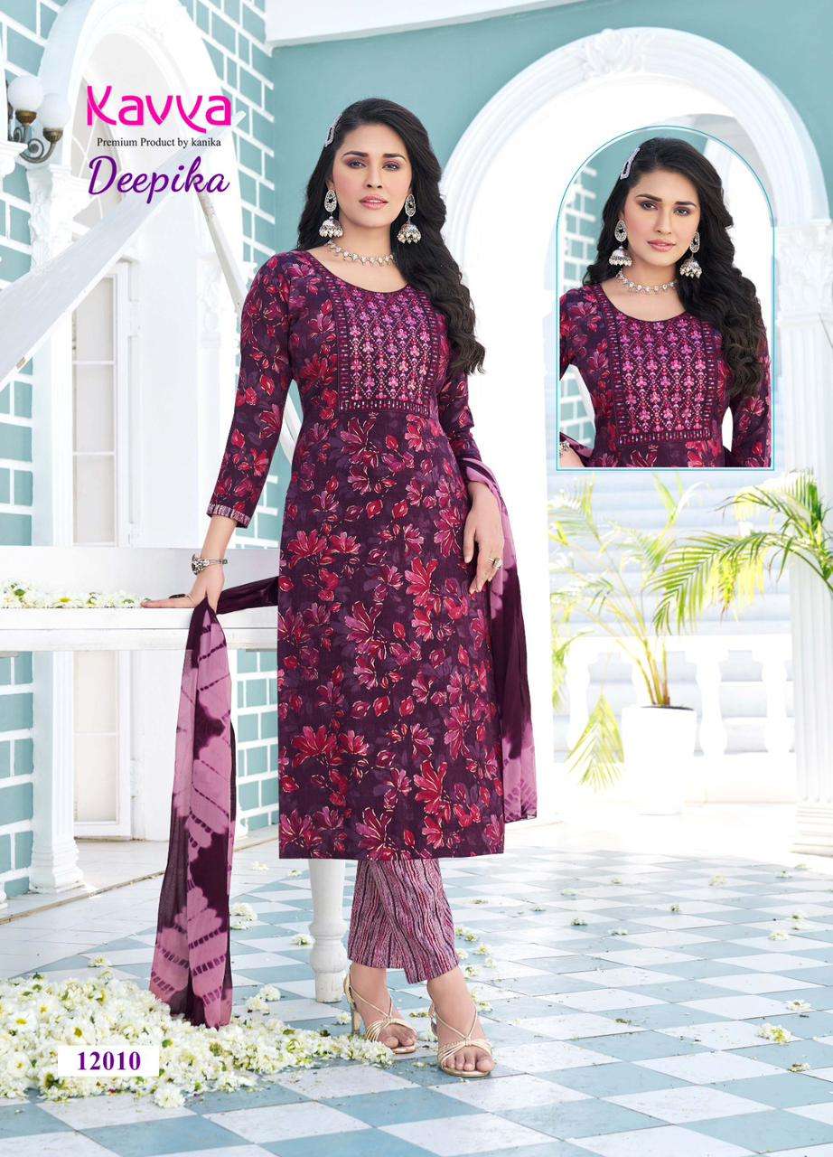 KAVYA DEEPIKA VOL 12 LADIES KURTI COMBO SET 