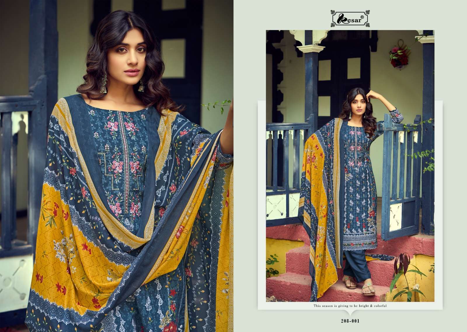 KESAR SHAH NOOR LAWN COTTON DIGITAL PRINT SUIT
