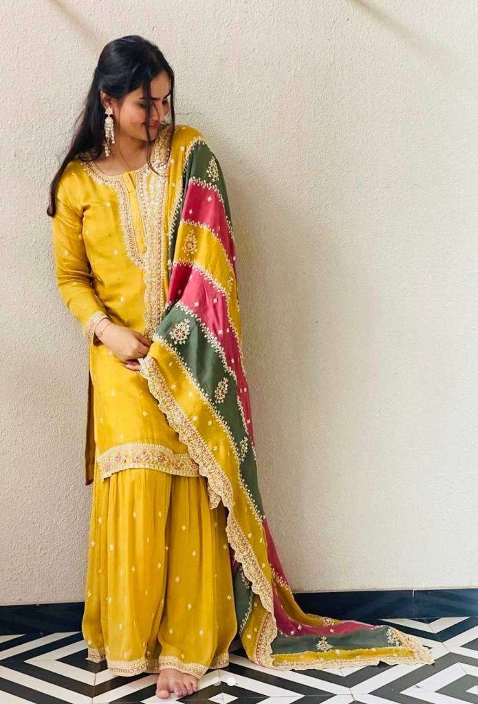 KF 1627 SHARARA SUIT