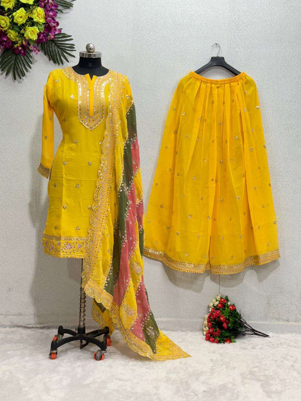 KF 1627 SHARARA SUIT