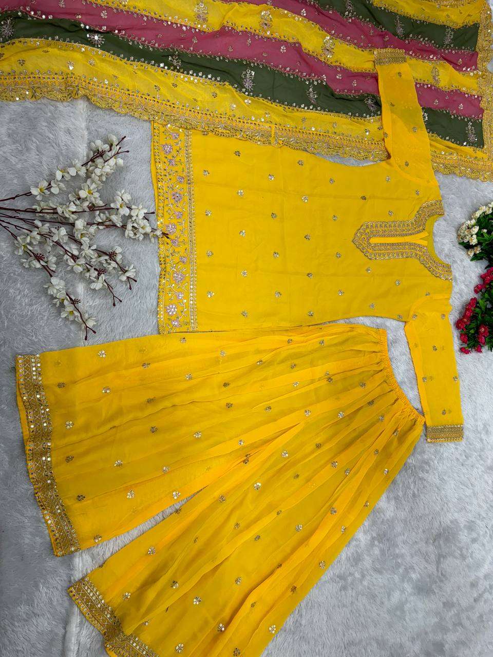 KF 1627 SHARARA SUIT