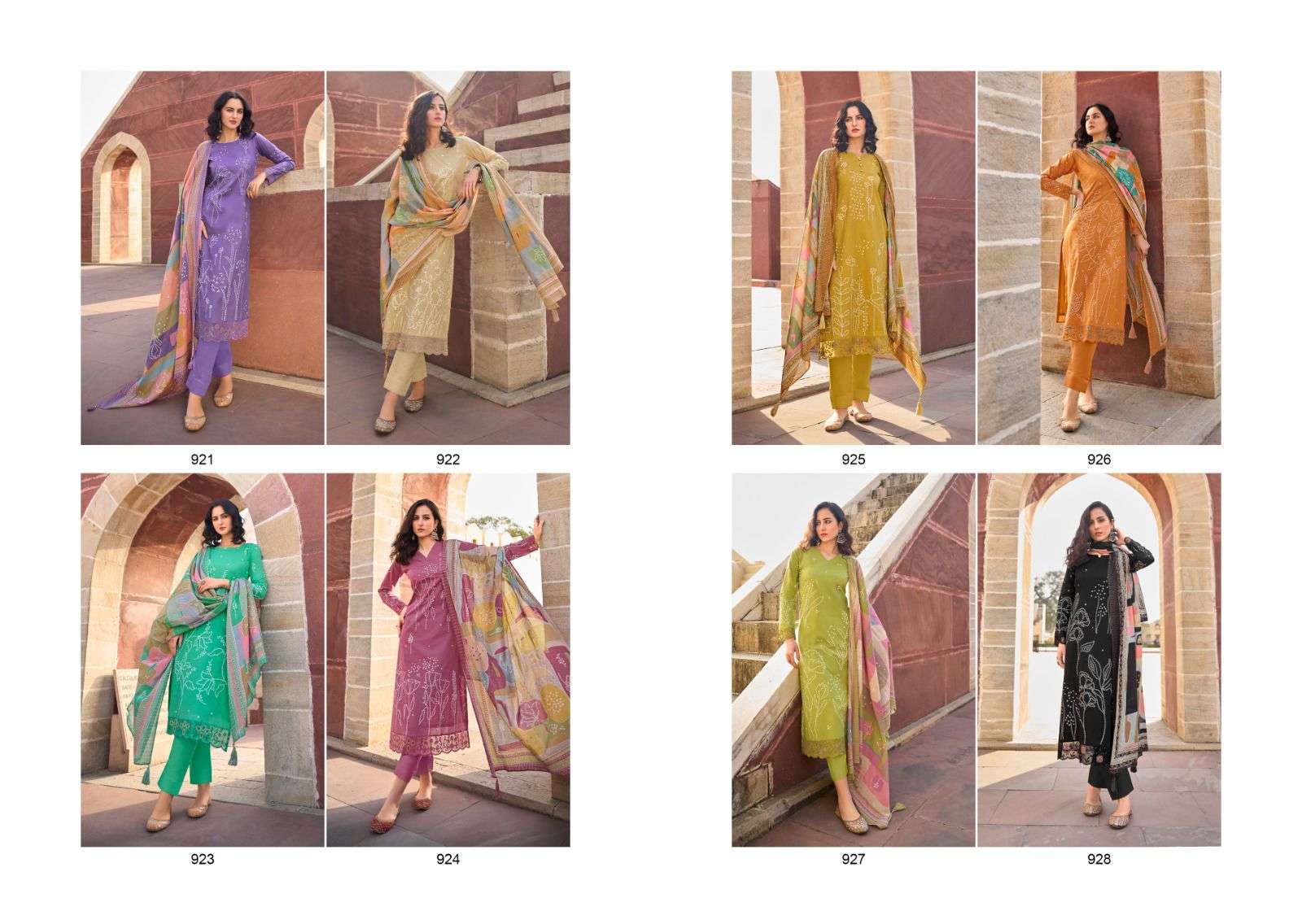 KILORY TRENDZ  PRINTKARI LAWN COTTON FANCY WORK SUIT