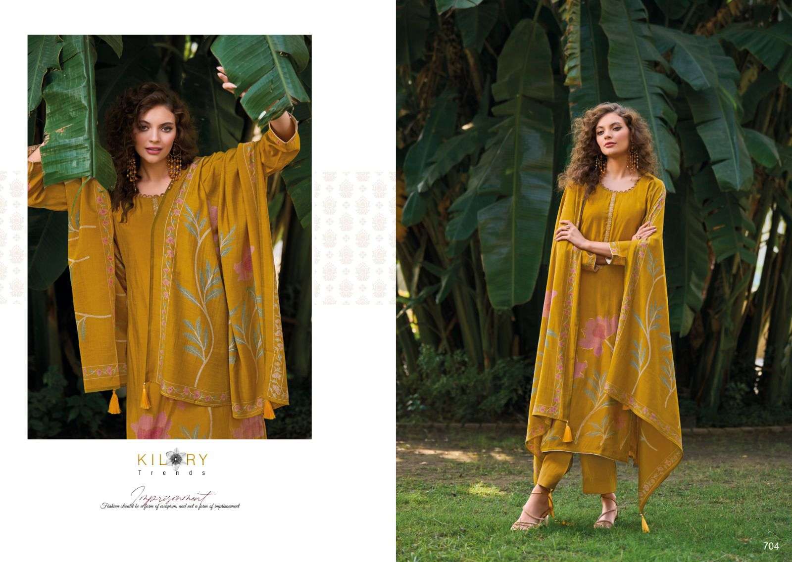 KILORY TRENDZ ZARINA VOL 2 VISCOSE FANCY DESIGNER SUIT