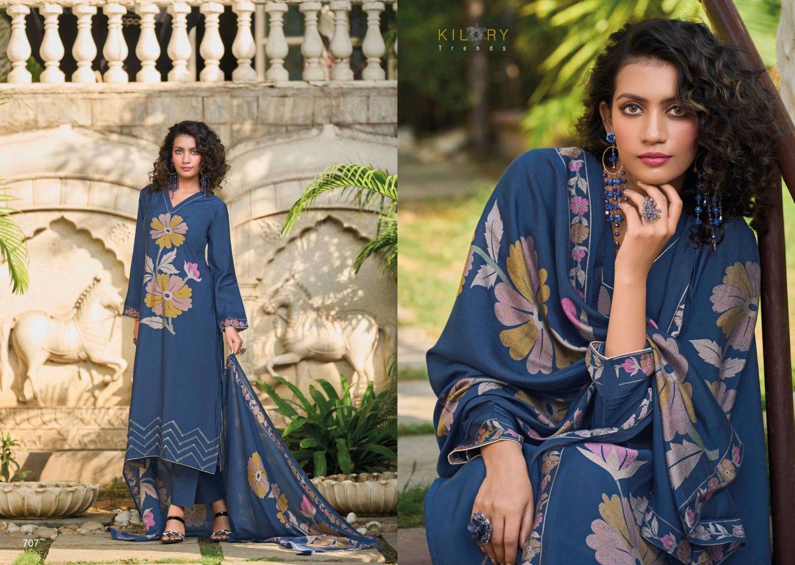 KILORY TRENDZ ZARINA VOL 2 VISCOSE FANCY DESIGNER SUIT