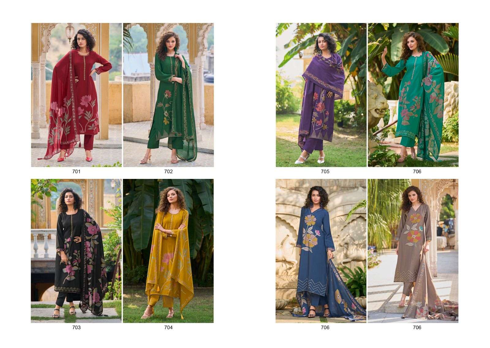 KILORY TRENDZ ZARINA VOL 2 VISCOSE FANCY DESIGNER SUIT