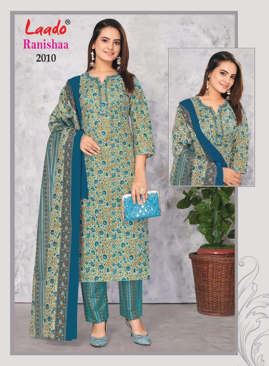 LAADO RANISHAA VOL 2 COTTON KURTI COMBO SET 