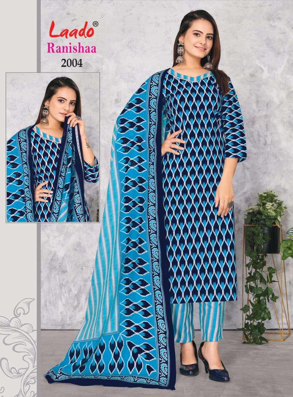 LAADO RANISHAA VOL 2 COTTON KURTI COMBO SET 