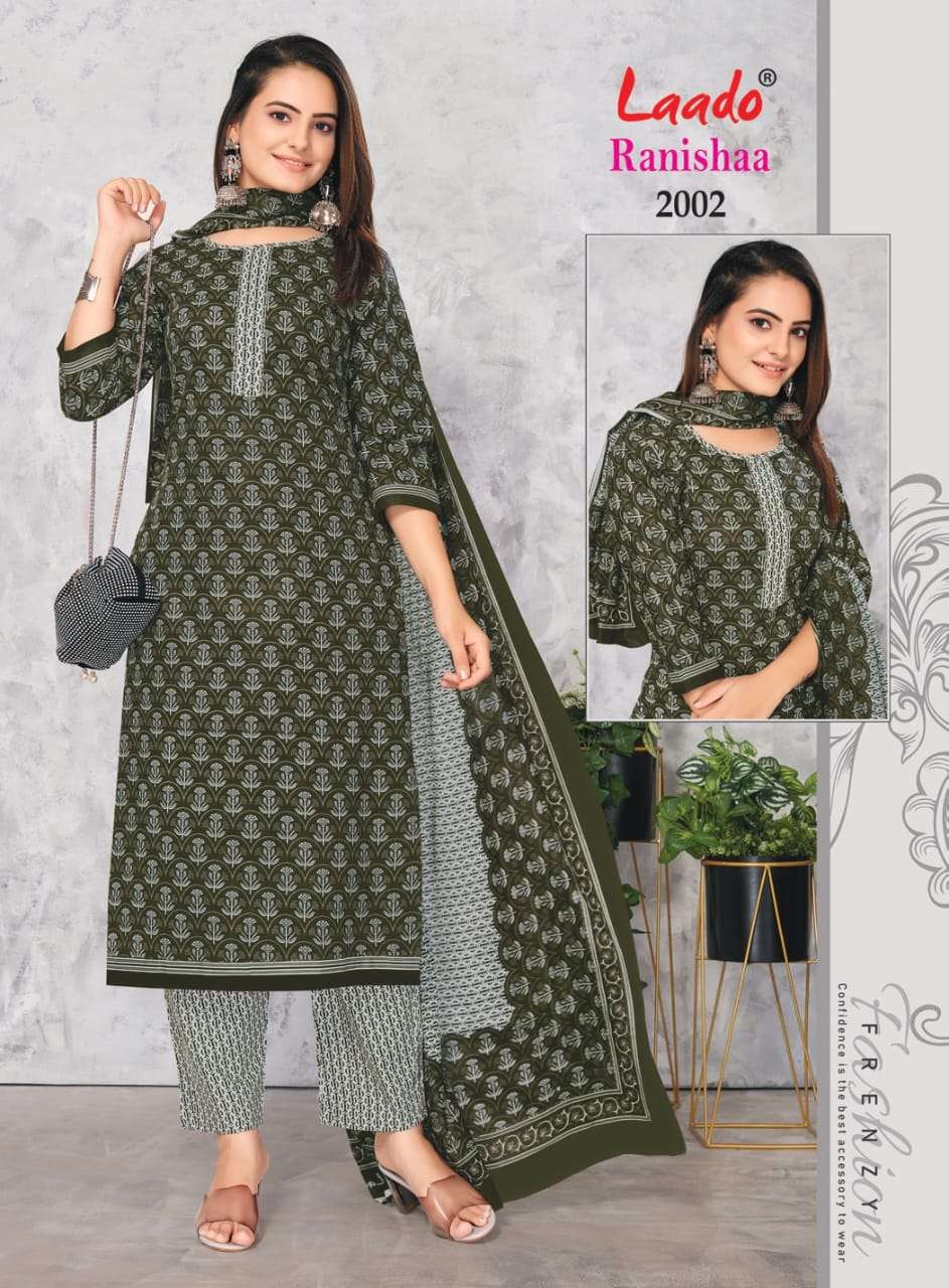 LAADO RANISHAA VOL 2 COTTON KURTI COMBO SET 