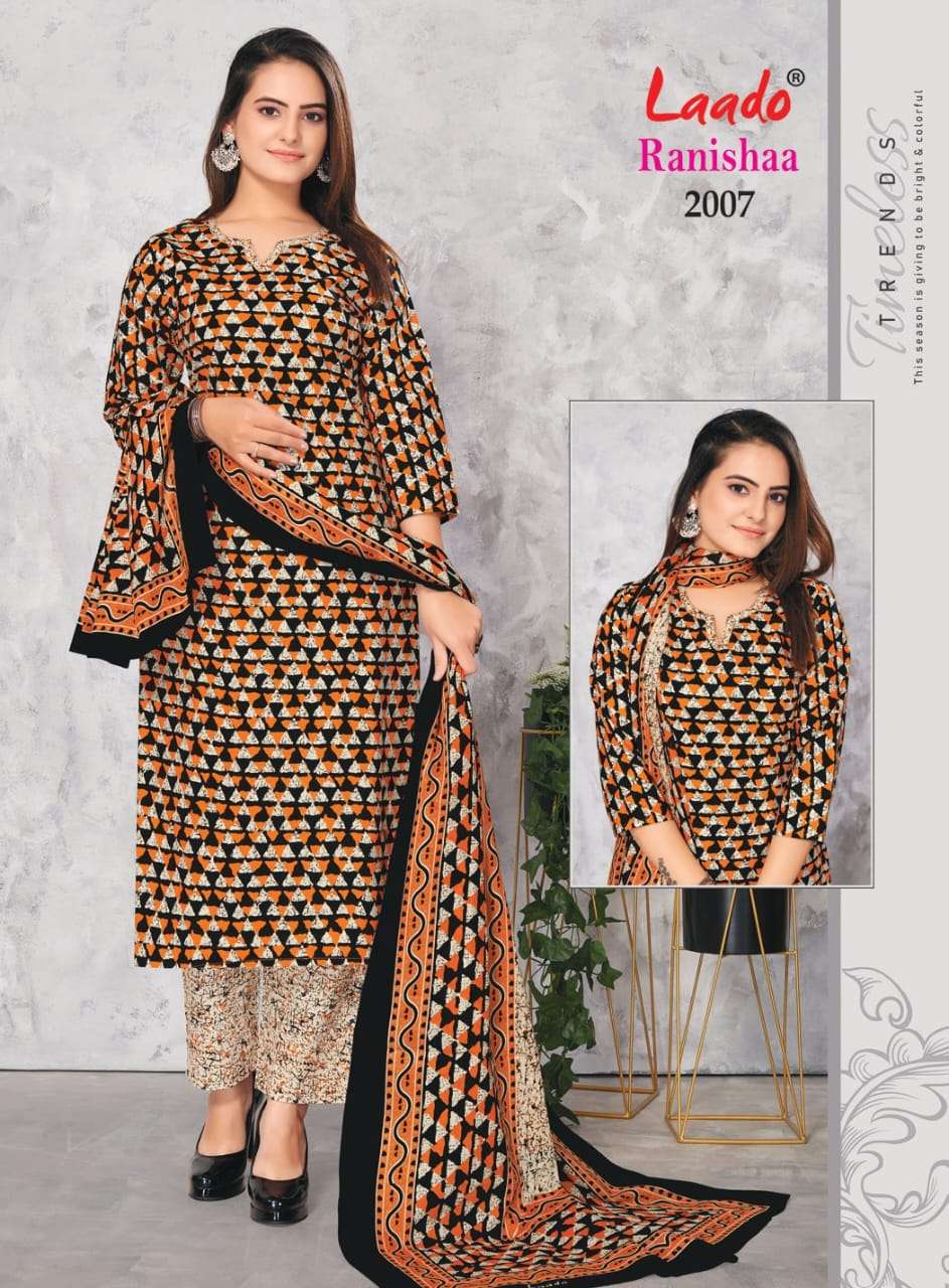 LAADO RANISHAA VOL 2 COTTON KURTI COMBO SET 
