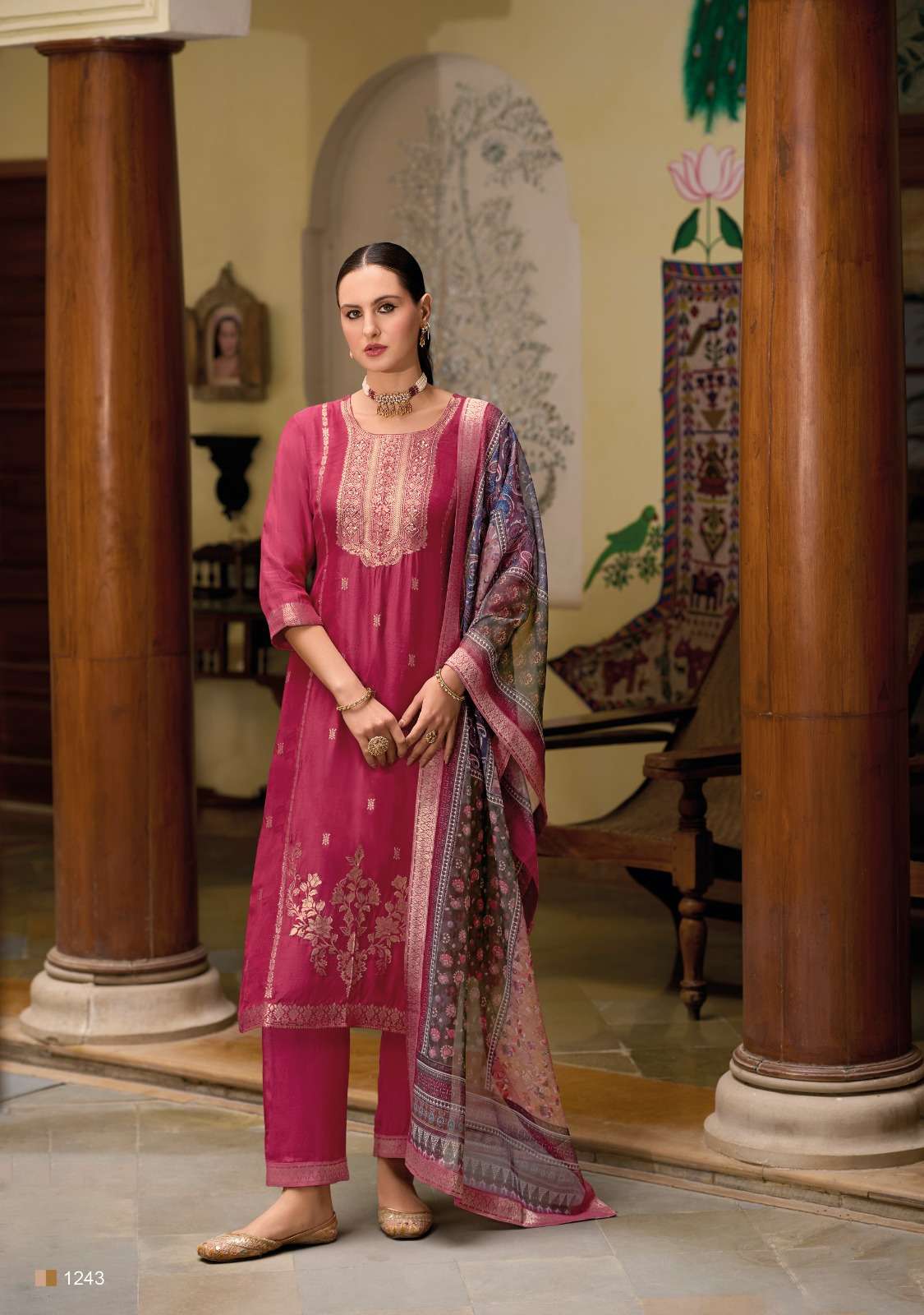 LADY LEELA LIBAAS VOL 2 JACQUARD DESIGNER PARTY WEAR SUIT
