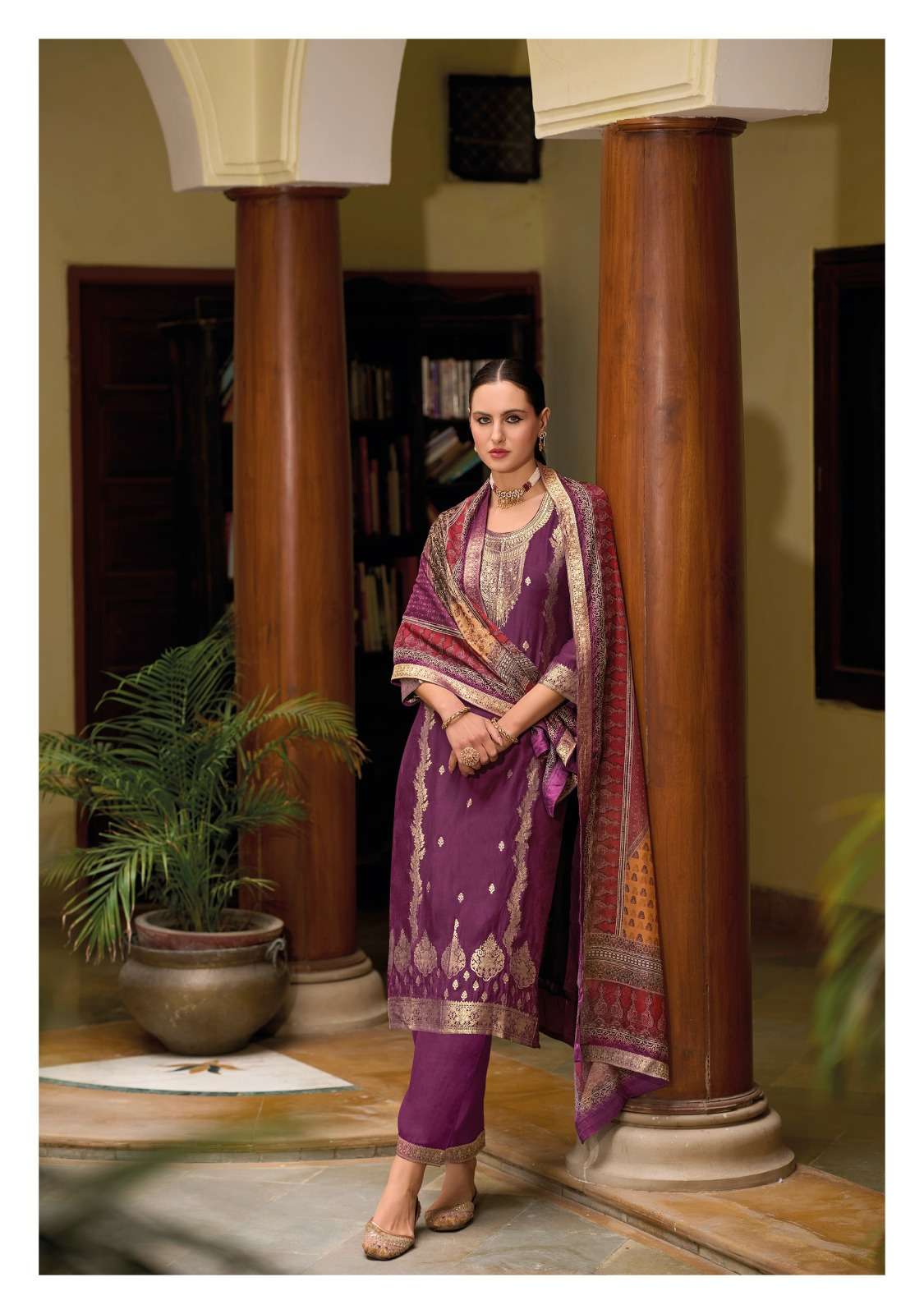 LADY LEELA LIBAAS VOL 2 JACQUARD DESIGNER PARTY WEAR SUIT