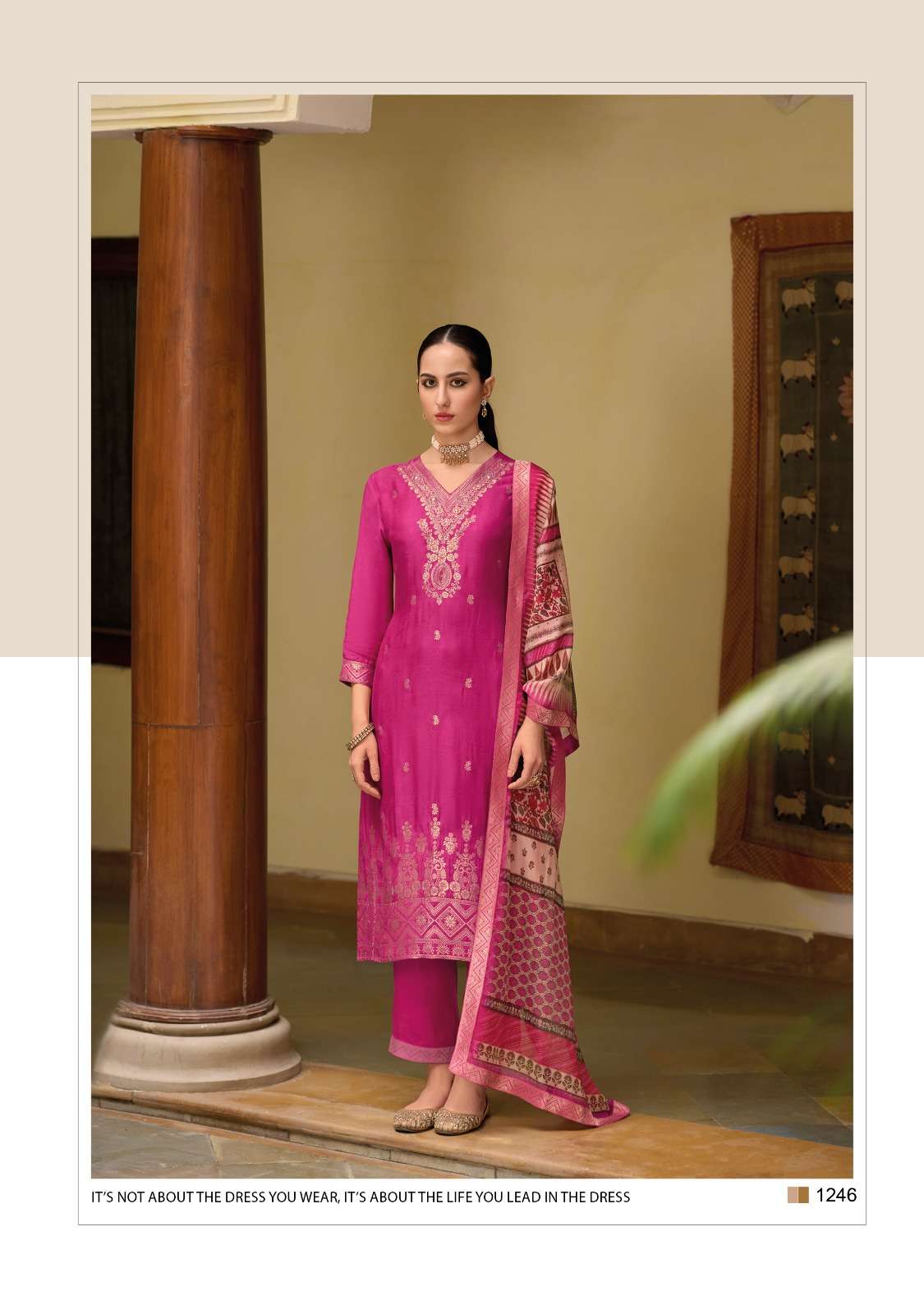 LADY LEELA LIBAAS VOL 2 JACQUARD DESIGNER PARTY WEAR SUIT