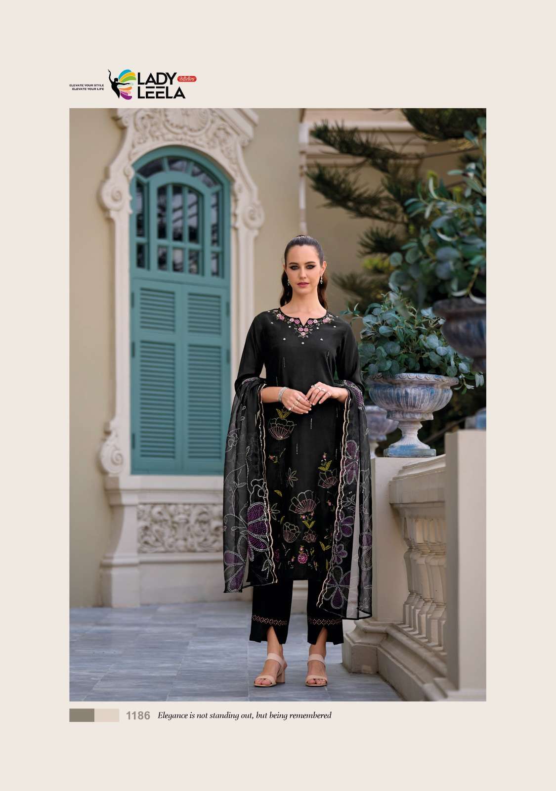 LADY LEELA RABYA VISCIOSE FANCY DESIGNER SUIT