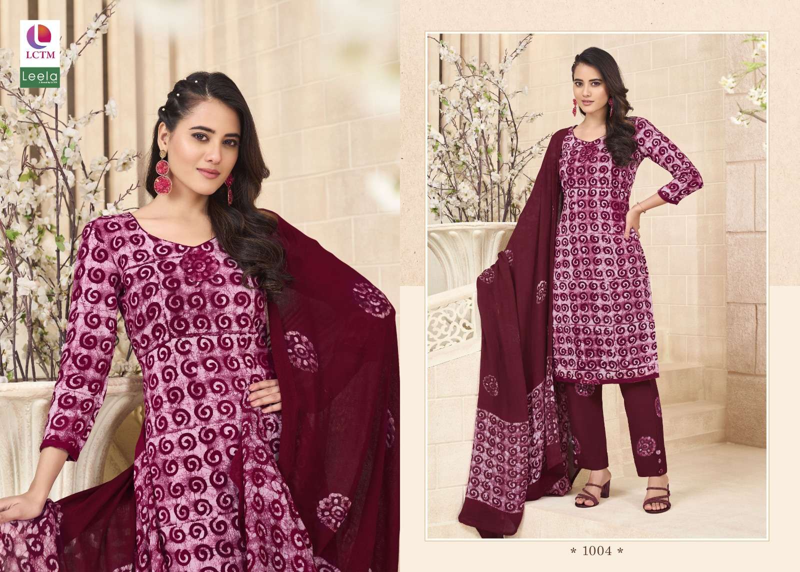 LEELA AARZU COTTON BATIK PRINT SALWAR SUIT