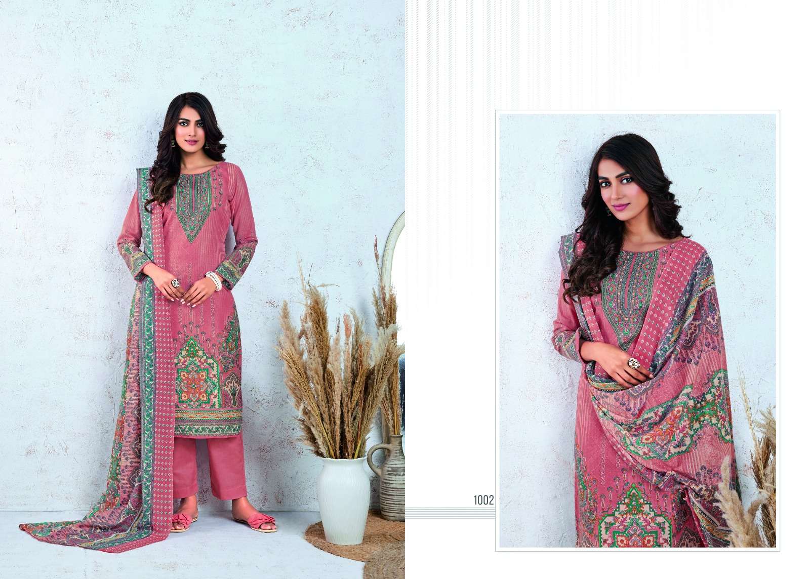 LEELA ZASHA COTTON DIGITAL PRINT SUIT