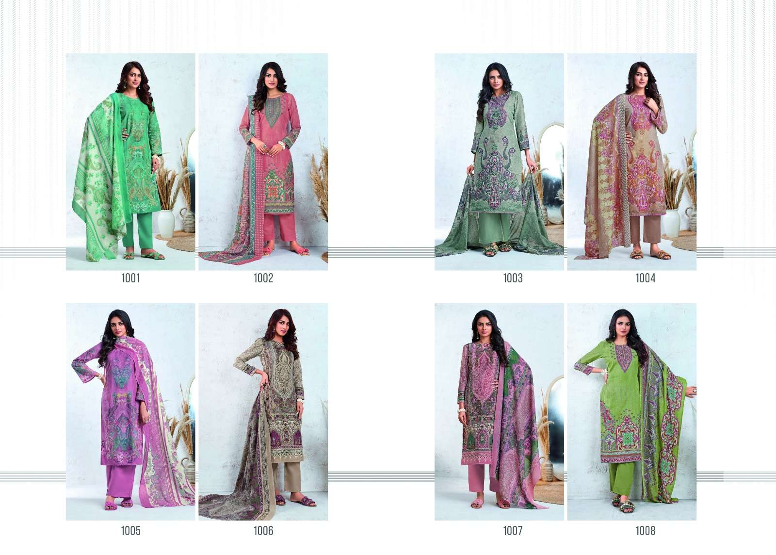 LEELA ZASHA COTTON DIGITAL PRINT SUIT