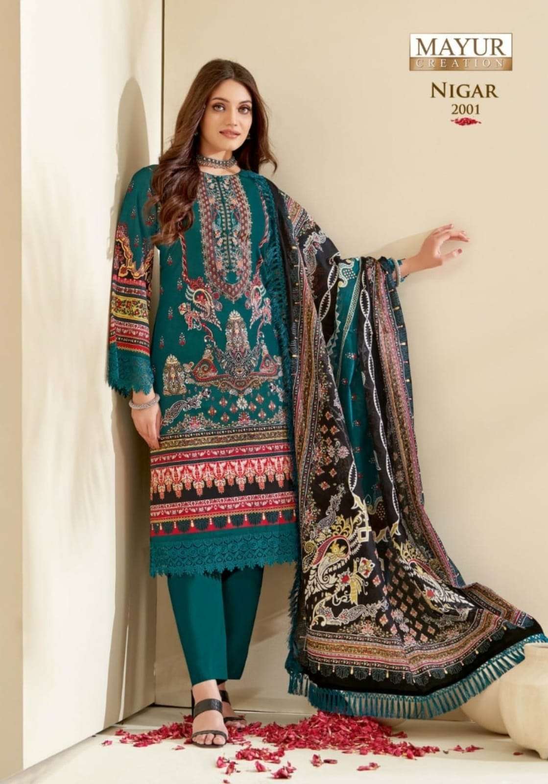 MAYUR CREATION NIGAR VOL 2 COTTON KARACHI STYLE PRINT SUIT
