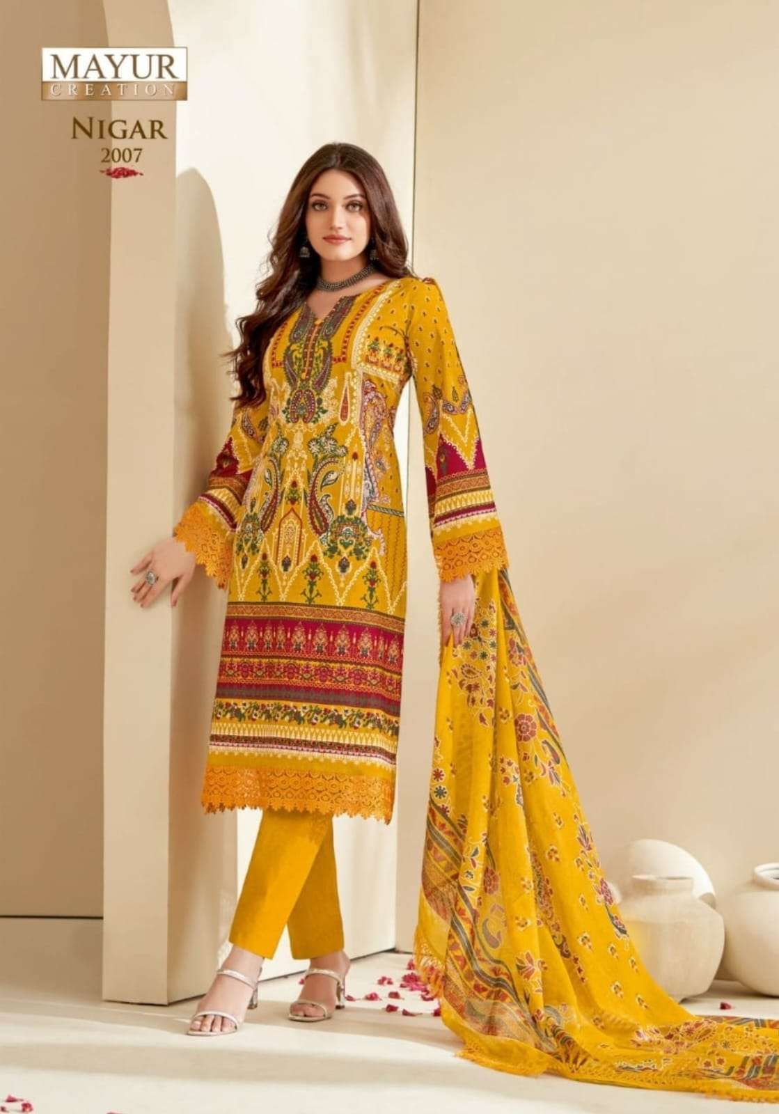 MAYUR CREATION NIGAR VOL 2 COTTON KARACHI STYLE PRINT SUIT