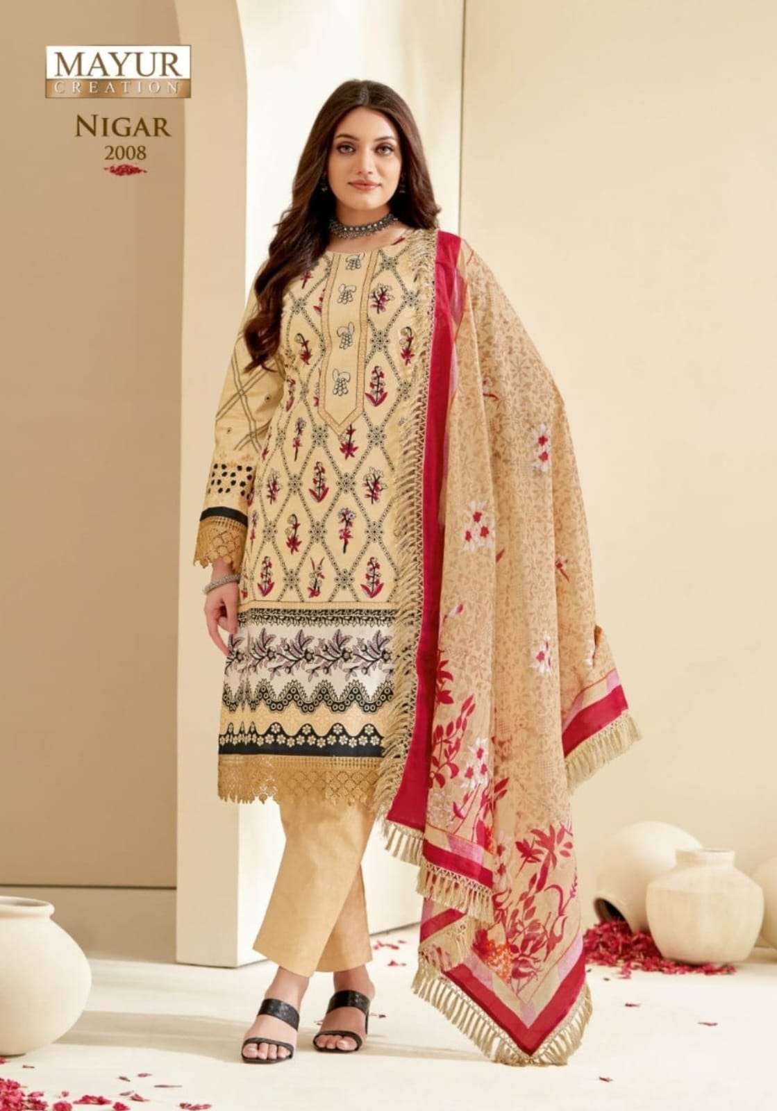 MAYUR CREATION NIGAR VOL 2 COTTON KARACHI STYLE PRINT SUIT