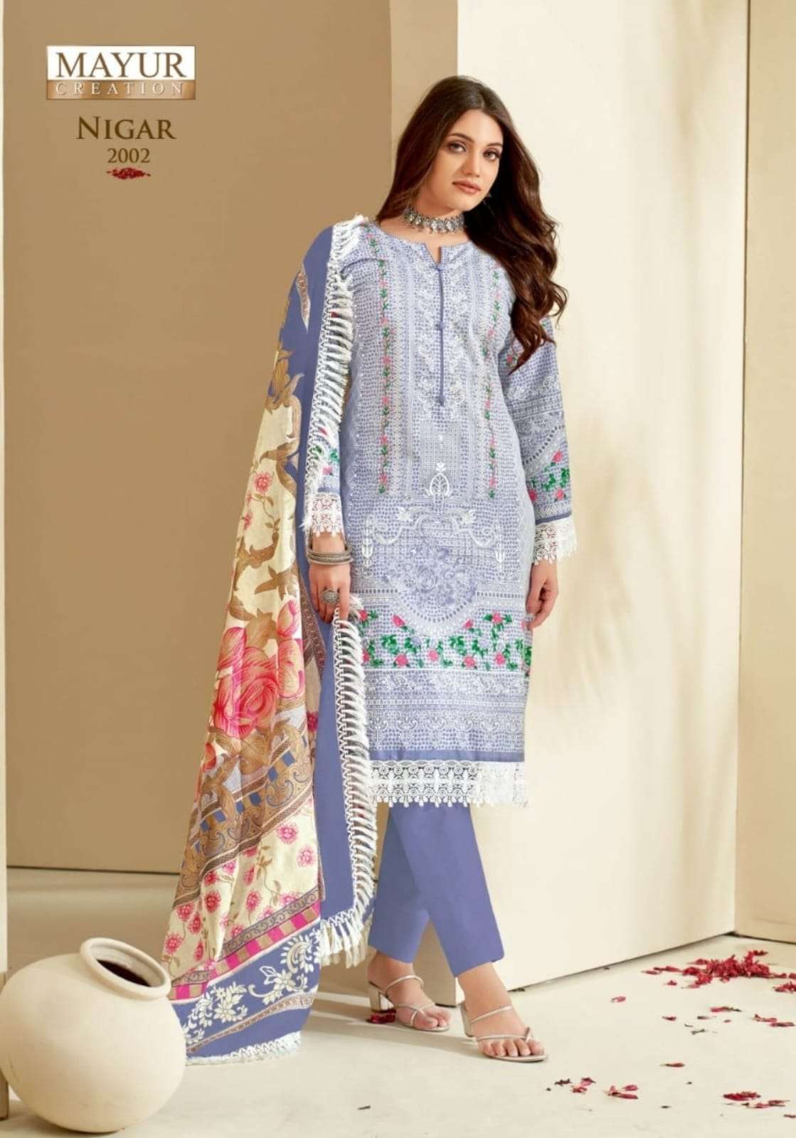 MAYUR CREATION NIGAR VOL 2 COTTON KARACHI STYLE PRINT SUIT