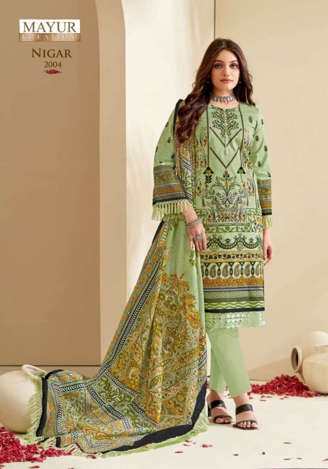 MAYUR CREATION NIGAR VOL 2 COTTON KARACHI STYLE PRINT SUIT