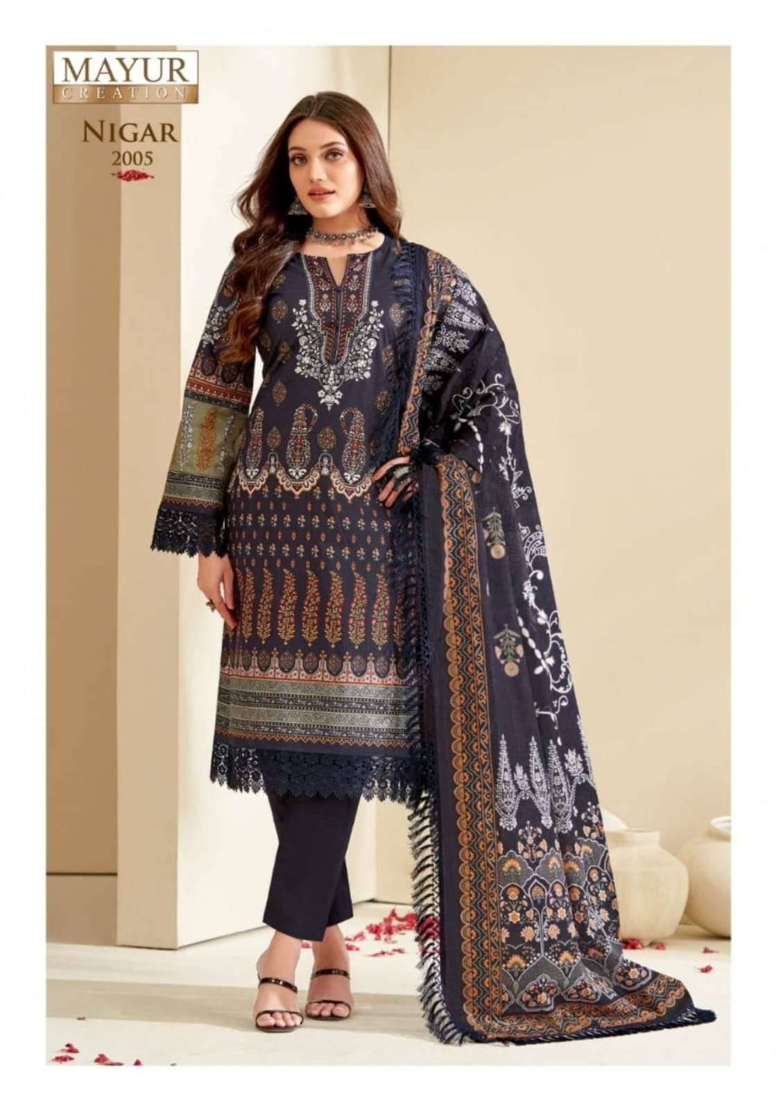 MAYUR CREATION NIGAR VOL 2 COTTON KARACHI STYLE PRINT SUIT
