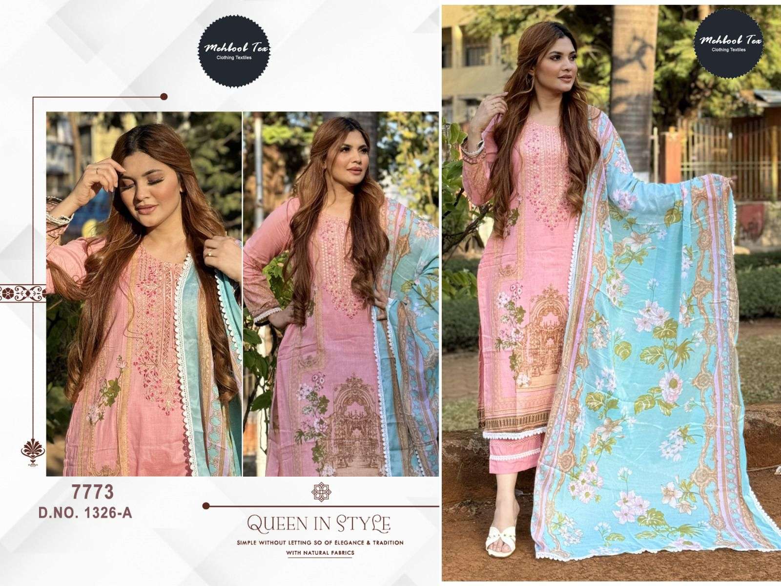 MEHBOOB TEX D NO 1226 COTTON SALWAR KAMEEZ 