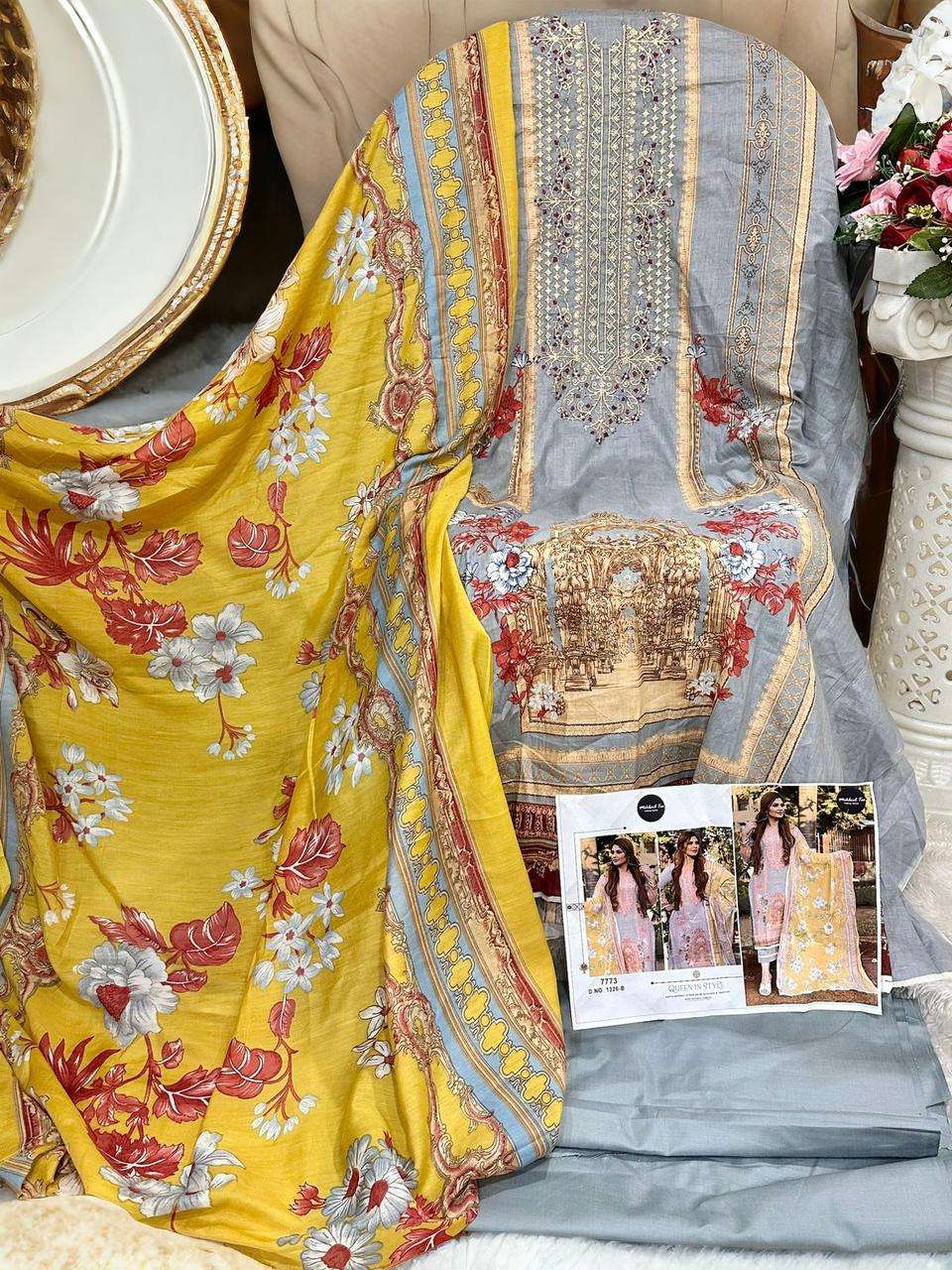 MEHBOOB TEX D NO 1226 COTTON SALWAR KAMEEZ 