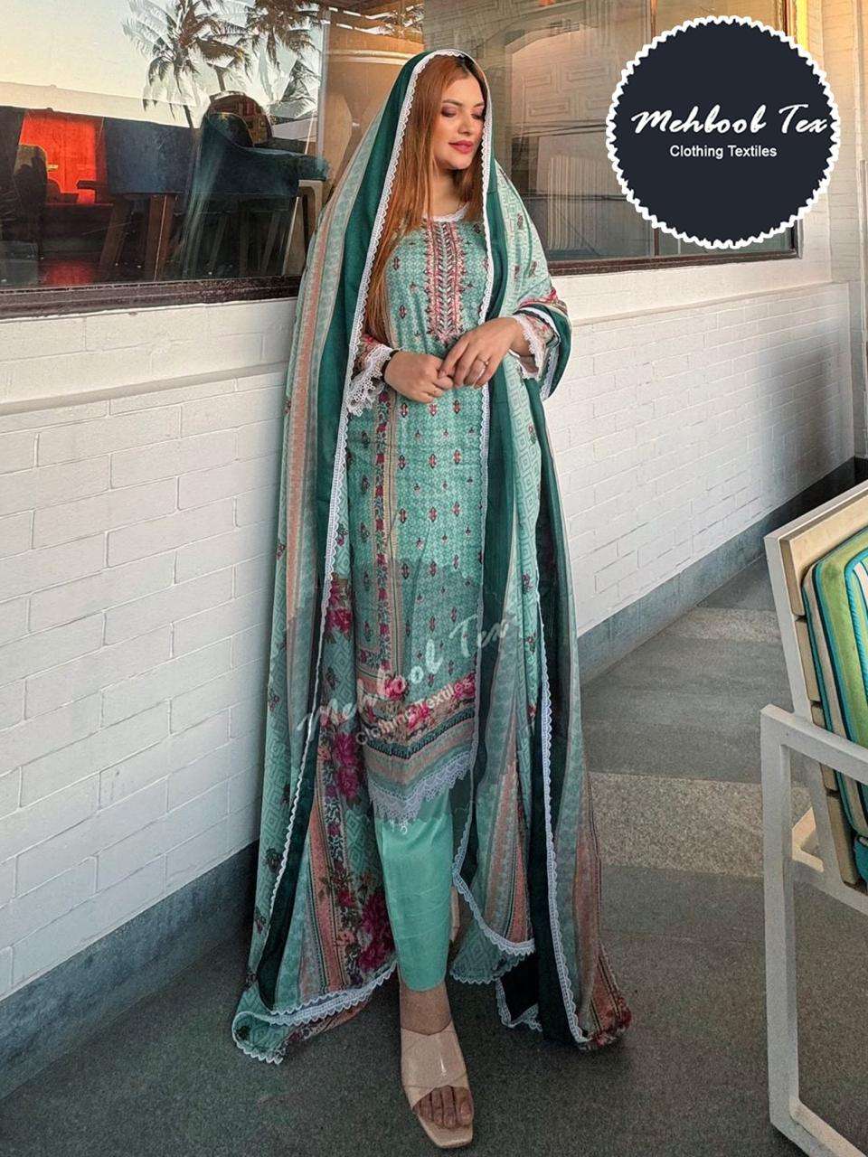 MEHBOOB TEX SAHNAZ SELF EMBROIDERED COLLECTION VOL 2