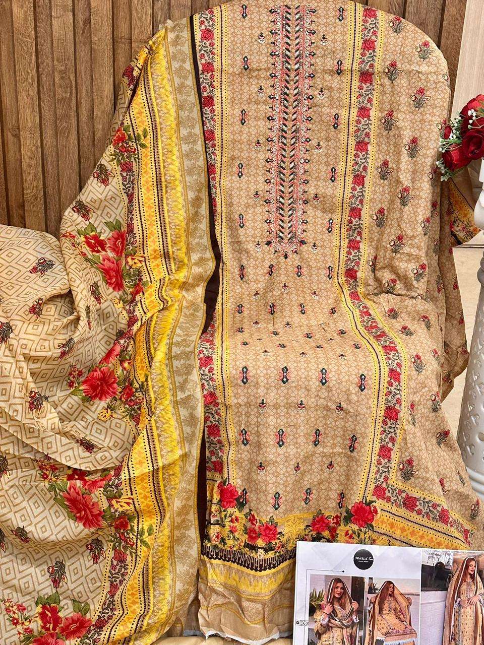 MEHBOOB TEX SAHNAZ SELF EMBROIDERED COLLECTION VOL 2