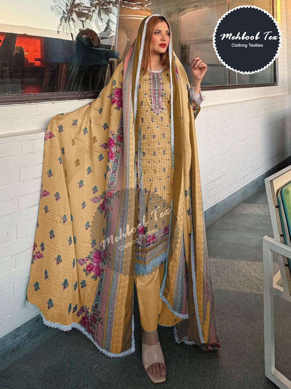 MEHBOOB TEX SAHNAZ SELF EMBROIDERED COLLECTION VOL 2